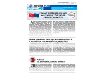 POMSAD BÜLTEN – 2011 / EYLÜL-EKİM-KASIM-ARALIK